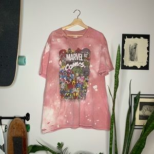 Marvel Oversized Distressed Tee 2X